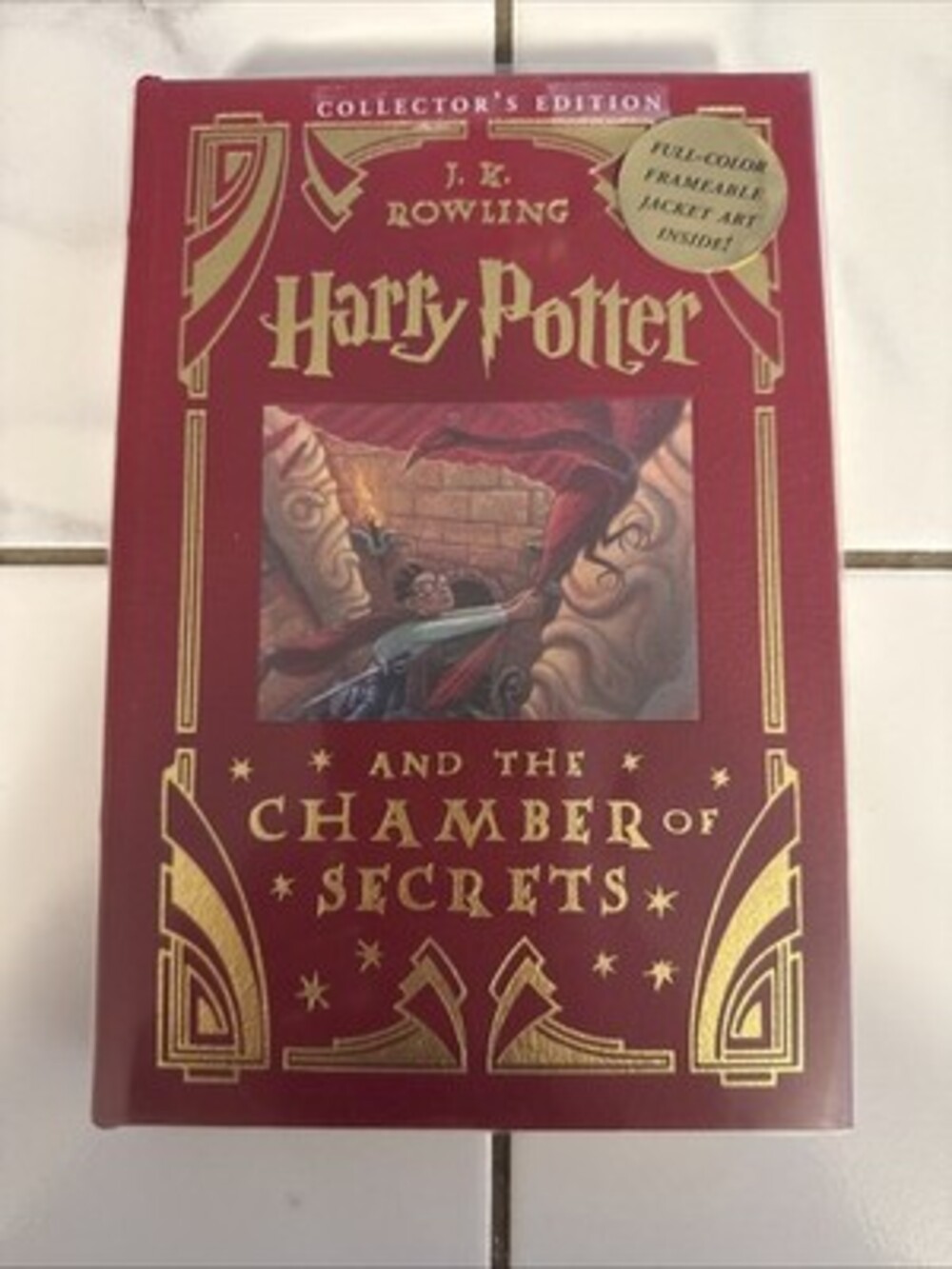 JK Rowling/Harry Potter and the Chamber of Secrets. Leather. Collectors 1st ED.